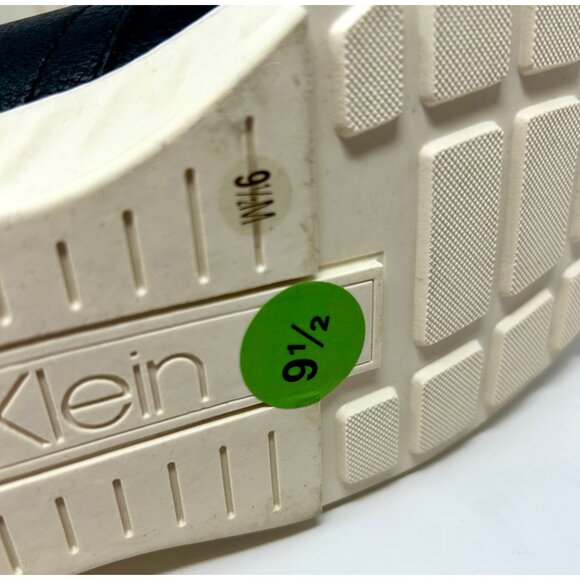 Calvin Klein Mens Black Leather Chukka Boots - Size 9.5 - New - Picture 7 of 8